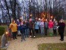 Atceroties par Latvijas brīvību kritušos pie Sidrabiņu piemiņas akmens